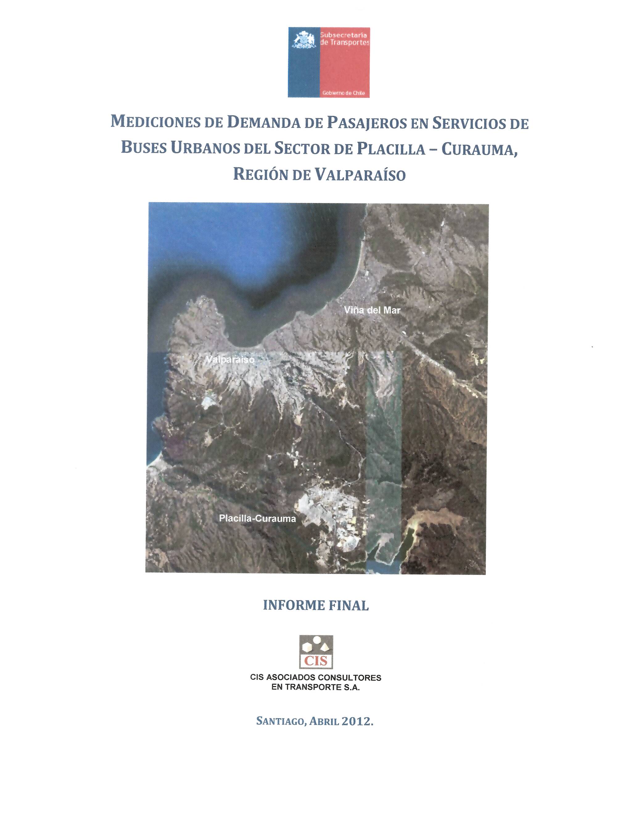 Estudio Demanda Curauma 2012 - Portada